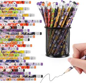 Dm565 Ccinee 48 Pack Halloween Pencils For 1 Count Of Multicolor