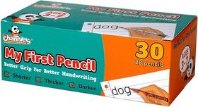 Pp33-2 Channies Extra 1 Count Pack Of 30 White Panda Ages 3-7 My First Pencil