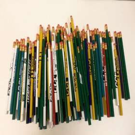 15555041 Closeouts For Less 144 Lot Misprint Pencils With Rubber Count Pack Of 1 Colors Vary
