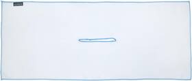 Clothlete 817397023549 Center Cut Microfiber Golf Towel Large White With Light Blue Edge