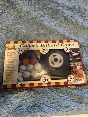 Clubhouse Collection 022275003098 Vintage Golfer S Billiard Pool Game - New Sealed