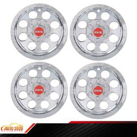Cnnella0401011 Cnnella-69 Fit For Ezgo Club Car And Yamaha Golf Cart 10 Inch Wheel Cover Hub Caps Silver 4pcs