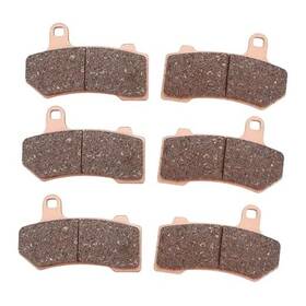Nw25-1015 Comtrekium Front And Rear Brake Pads Kit Compatible With Harley Davidson Road Glide 08