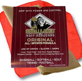 Covey Sports 850050474586 Gorilla Gold Tacky Towel Grip Enhancer All-sport - 1 White Red