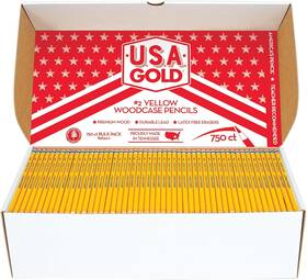 85844 Cra-z-art Usa Gold School Box 750ct #2hb Yellow 750 Count Pack Of 1