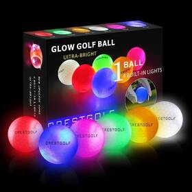 Crestgolf 601948224680 Glow In The Dark Golf Balls Ball With 4 Mixed Color 6pcs