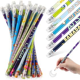 Wc-crtiin-3074 Crtiin 48 Pcs Ramadan Pencils 1 Count Pack Of Multicolored