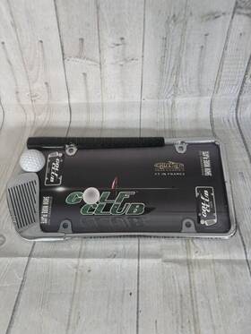 19509 Cruiser Accessories Golf Club License Plate Frame Novelty Gift Chrome Painted Fits Standard Plates