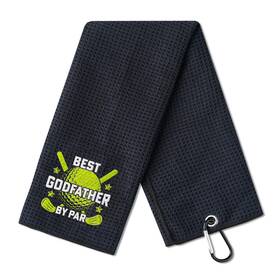 Gftowel-godfather-01 Cybgene Godfather Gifts Golf Towel For 40 X 60cm Black