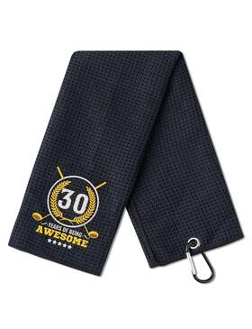 Usca-golftowel-bd-30 Cybgene 30th Birthday Gifts Golf For Men Golfer Funny Towels