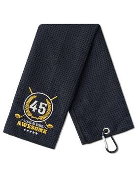 Usca-gotow-bd-45 Cybgene 45th Birthday Gifts Golf For Men Golfer Funny Towels
