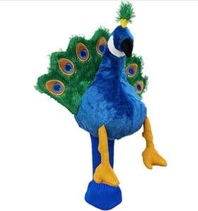 Daphnes 710489293120 New Headcovers Peacock 460cc Driver Headcover