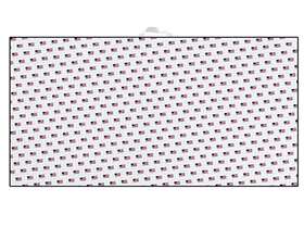 Devant 026456511761 New Micro American Flag Print Collection Golf Towel