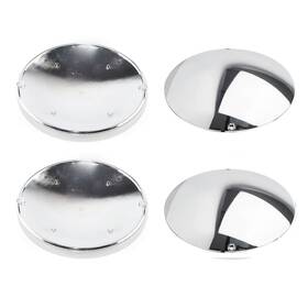 20230001cx4-df Dewflew 4pcs 7.48 Inch Hubcap 190mm Chrome Baby Moon Wheel Center Cap For 12 13 14