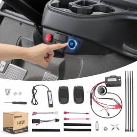 Direct A02-ele-t008-b12 Keyless Ignition Switch With Remote For Yamaha Ezgo Club Car Golf Carts