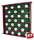 Displaygifts Golf 49 Ball Wood Cabinet Display Case Rack Storage Holder Organizer Shelf Gift 719926171083