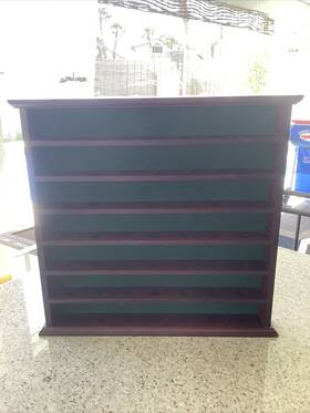 Sgd-002 Displaygifts Golf Ball Display Case Wall Cabinet No Door Holds 49 Balls Free Shipping