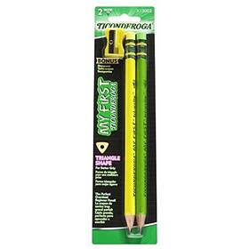 Dix13002 Dixon Ticonderoga Pencil Neon Yellow And Green