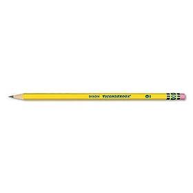 Dix13806 Dixon Ticonderoga Pre-sharpened Pencil 12/pack Set Of 1 Count Pack 2 Yellow