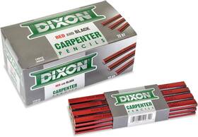 Dix19972 Dixon 19972 Oriole Woodcase Flat Carpenters Pencil 1 Count Pack Of Red