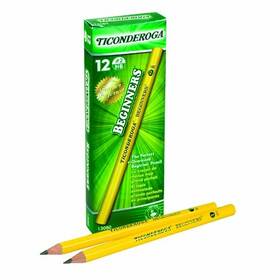 Dix-13080 Dixon Ticonderoga Beginner Pencil - #2 Grade 10.3 Mm Lead Size Yellow