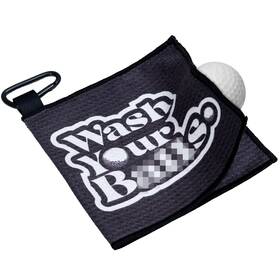 Diy Golf 610012083306 Funny Gifts For Men Gag Towel- Towel With 4 Small Black