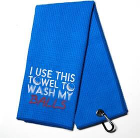 Golf086 Dyjybmy I Use This Towel To Wash Golf Embroidered For Black