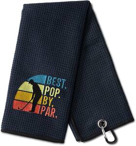 Golf161 Dyjybmy Best Pop By Par Funny Golf Towel Embroidered Towels For Large