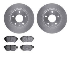 4502-80079 Dynamic Friction Company Brake Kit For 2016-2021 Mazda 6 Rear 5000 Advanced