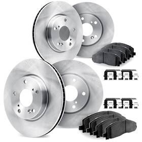 6514-76055 Dynamic Friction Company Brake Kit For 2006-2018 Toyota Rav4 Front And Rear