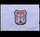 Embroidered-bushwood-flag Readygolf Caddyshack Embroidered Golf Pin Flag With Bushwood Country Club