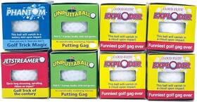 Lysb001as0u88-sprtseqip Empire Magic Fba Lot 8 Trick Golf Balls Jokes Exploding Mist Wobble Streamer White