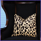 En064lep Oak Lane Pillow Velvet Leopard Beige Home 841713114987