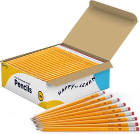 8174 Enday #2 Pencils Bulk - 144 Pack Pre-sharpened 1 Count Of Yellow