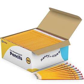 Enday 840195618099 2 Pencils Bulk 300 Pack Presharpened Woodcased In With Latexfree Er