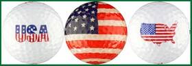 Enjoylife Inc 769448102379 Usa Flag Variety Golf Ball Gift Set Multicolor