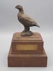 Enter Own Your Vintage Moffat Golf Week Trophy 1982 Pheasant On Wood
