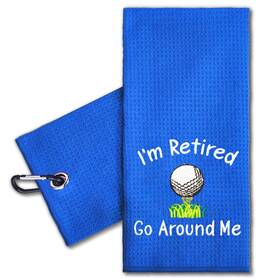 Lgt015 Erhachaijia Iftm Retired Go Around Me Embroidered Golf 23.6x15.7 In Blue 1
