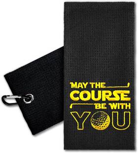 Lgt017 Erhachaijia May The Course Be With You Embroidered 23.6x15.7 In Ftblackft