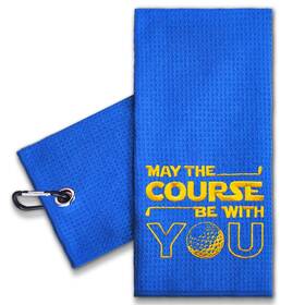 Lgt051 Erhachaijia May The Course Be With You Embroidered Golf 23.6x15.7 In Blue Lgt051 Erhachaijia May The Course Be With You Embroidered Golf 23.6x15.7 In Blue