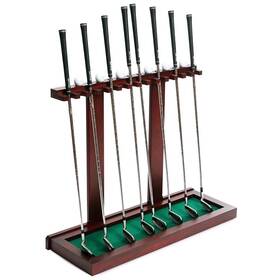 Eureka Golf Products 040962689981 Premium Wooden Club Display Rack 14 Capacity Perfect For Simula