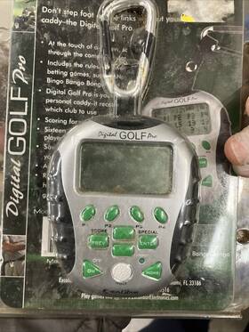468-cs-rs Excalibur Digital Golf Pro Electronic Score Keeper Rule Book