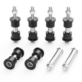 Fdg-096 Excellence Ezgo Txt Bushings Kit Or Red With Screws And Nurs Suitable For Black