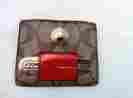 F65941 Coach Signature Golf Tee Set Khaki Vermillion Nwt Retail 58 Free Us Ship