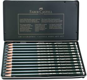 Fc119065 Faber-castell Fba 9000 Graphite Sketch Pencil Sets 12 Count Pack Of 1 8 Colors
