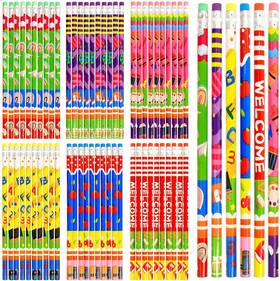 23170212907 Fancy Land Welcome Back To School Pencils 60 Pieces Wooden Pencil With Eraser