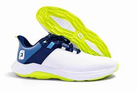 Footjoy 56920 New Golf Prolite Shoes White/navy/lime Size 9.5 Medium Previous