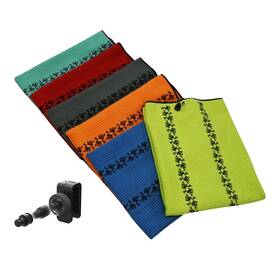 1500clttpgb Frogger Golf Microfiber Waffle Trax Towel With 20 Inch X 24 Lime Green/black