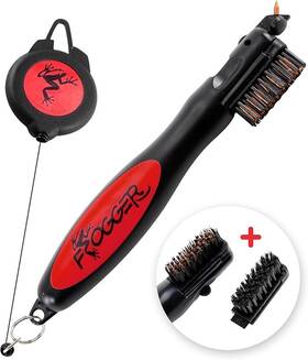 Frogger Golf 893857001067 Brushpro Club Cleaning Tool Red New