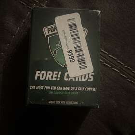 Game Golf 195893557561 Fore Cards On Course - Fun And Strategic